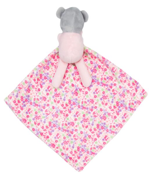 Baby Schmusetuch Bärchen Emma | rosa | 35 cm | Rückseite